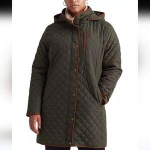 Ralph Lauren Quilted Puffer Jacket - Olive